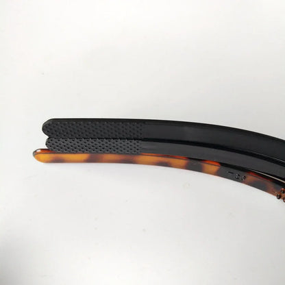 2024 Plastic Leopard Fashion Men Women Unisex Black Hair Head Hoop Band Sport Headband Hairband Hair Accessories