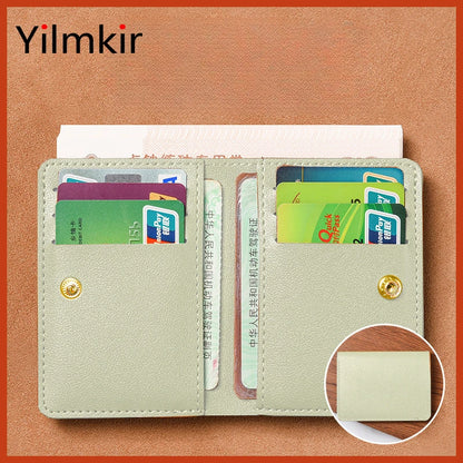 Simplicity Mini Folding Women's for Wallet PU Men Driver's License Credit Card Holder Storage Zero Monederos Purse