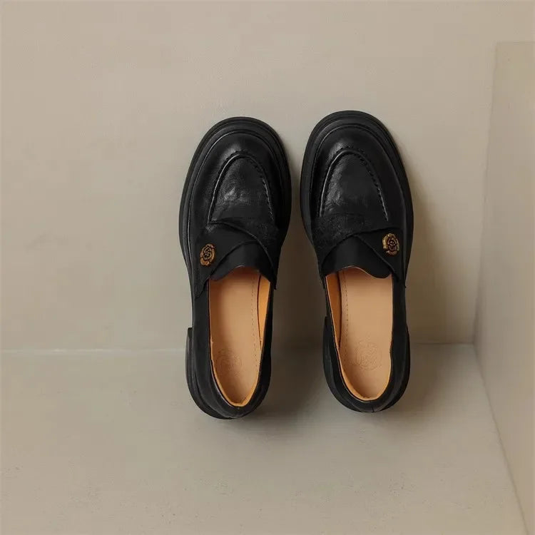 Women High Heel Causal Loafers