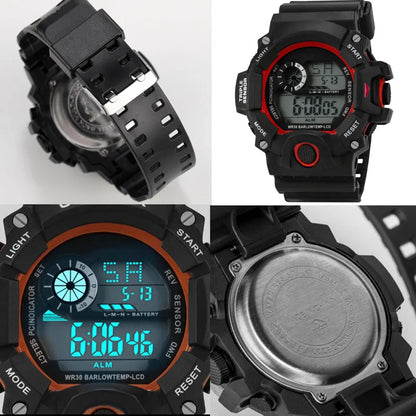 Military Digital Watch for Men Outdoor Men's Sports Watches Clock Waterproof Luminous Chronograph Student Electronic Wristwatch