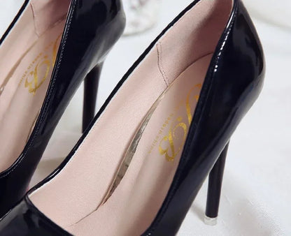 2025 New Women's High Heels Red Sole Pointed Toe Stiletto Heels Classic Style Wedding Dinner Complete Colors Shallow Top Shoes