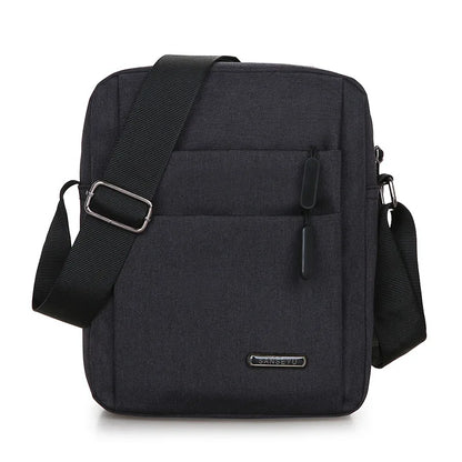 Oxford Men Crossbody Phone Bags, Multi-Layer Zipper Messenger Shoulder Bag Handbag & Purse for Business Travel Men's Bags Bolsas