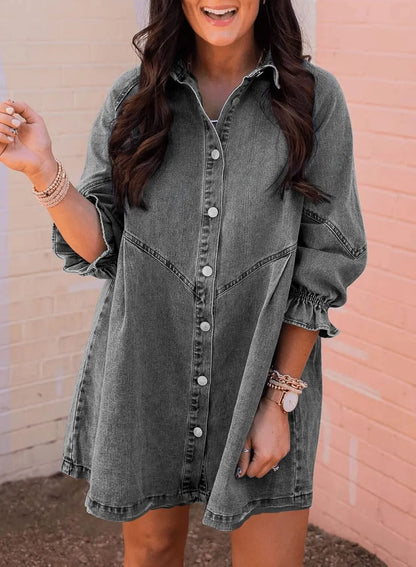 Women's Denim Shirt Dress