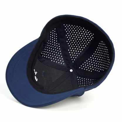 Mesh Short Brim Back Closed Baseball Cap Men Women Breathable Snapback Hats Fitted Dad Hat Adjustable Solid Trucker Style