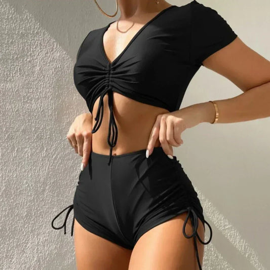 Swimwear Bikini Two Pieces Set