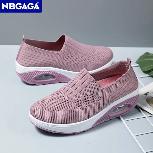 Women Walking Shoes Air Cushion Non Slip Orthopedic Shoes