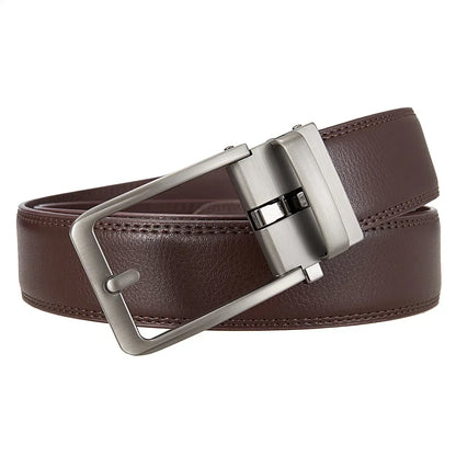 Genuine Leather Belts for Men Luxury Brand Designer Fashion Automatic Buckle Men's Jeans High Quality Waist Male Strap