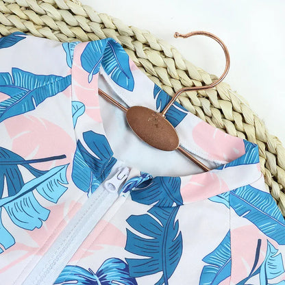 Women Surfing Two Piece Swimsuit