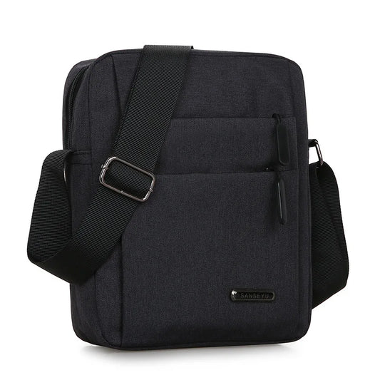 Oxford Men Crossbody Phone Bags, Multi-Layer Zipper Messenger Shoulder Bag Handbag & Purse for Business Travel Men's Bags Bolsas