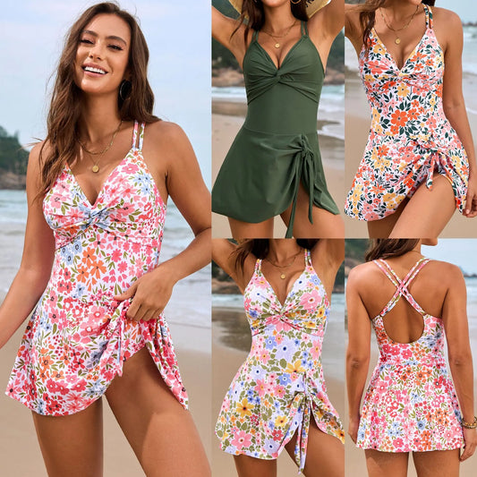 Women Swimwear Backless Beach Beach Dress