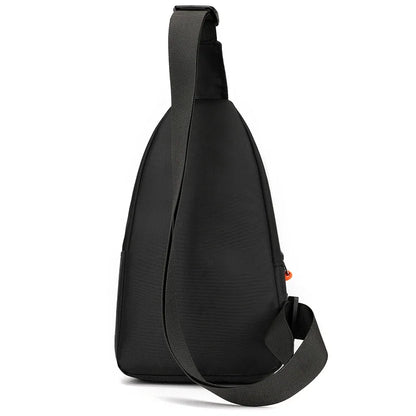 Casual men's crossbody bag Oxford cloth waterproof material sports fitness chest bag cell phone change documents storage bags