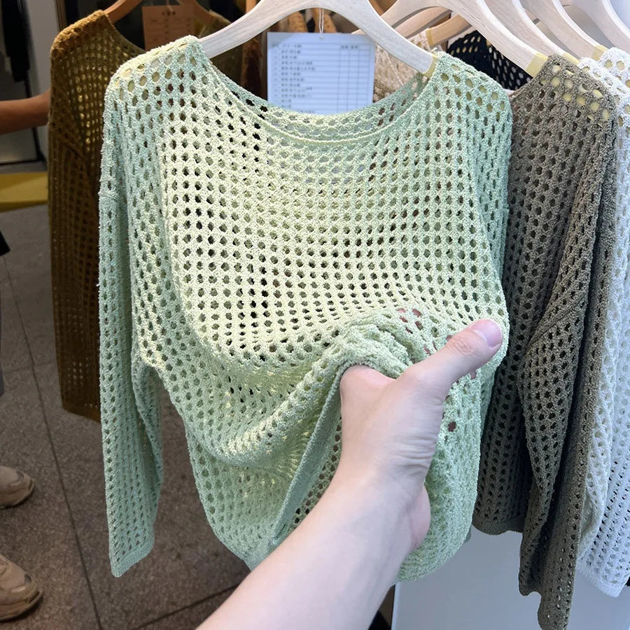 Women Summer Lace Beach Top