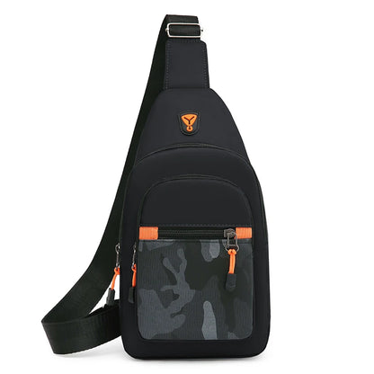 Chest Bag Men's One Shoulder Crossbody Bag Large Capacity Outdoor Sports Leisure Fashion Small Shoulder Bag Backpack Men's