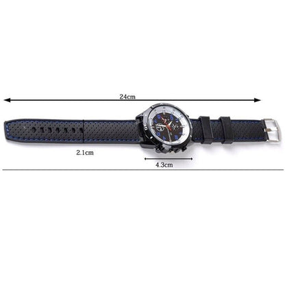 Kegllect Men Quartz Watch Silicone Strap Business Fashion Watches