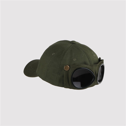 Aviator Hat Summer Personality Glasses Baseball Cap Female Unisex Sunglasses Male Cap Baseballcap Boys Cap