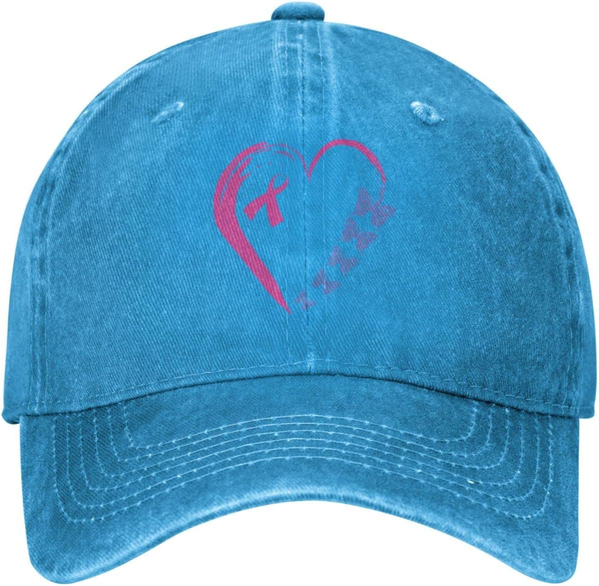 I'm A Survivor Heart Pink Ribbon Breast Cancer Awareness Unisex Baseball Cap