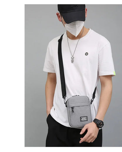 Women's Bag Small Square Bag Diagonal Crossover Oxford Cloth Men's Satchel Fashion Hand Machine Casual Handbags Luggage Bags