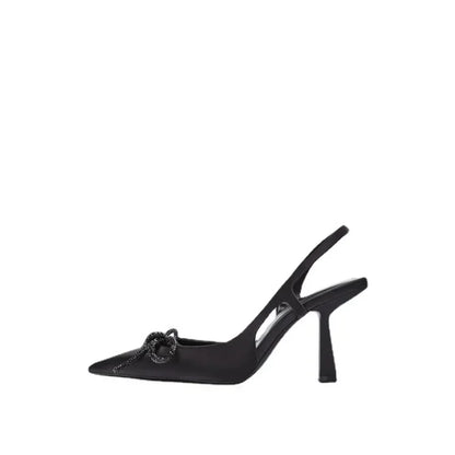 Woman High Heels Sparkly Bow Sandals Pointed Toes