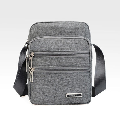 Men's Shoulder Bag Business Leisure Large Capacity Portable Handbag Zipper Multi Layer Waterproof Summer Male's Crossbody Bags