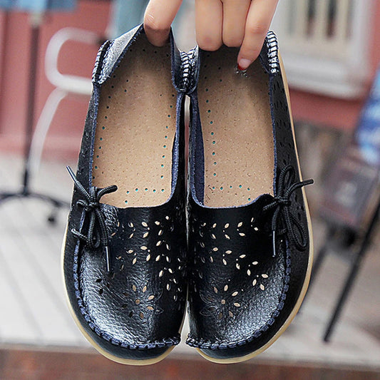 2025 Women Flat Shoes Fashion Women Casual Shoes Breathable Women's Loafers Shallow Comfort Mom Shoes Ladies Zapatillas Mujer