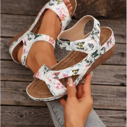 Summer Women Shoes Sandals Elegant Walking Shoes Beach Ladies Shoes Wedge Women's Sandals Non-Slip Footwear Sandal Women Female