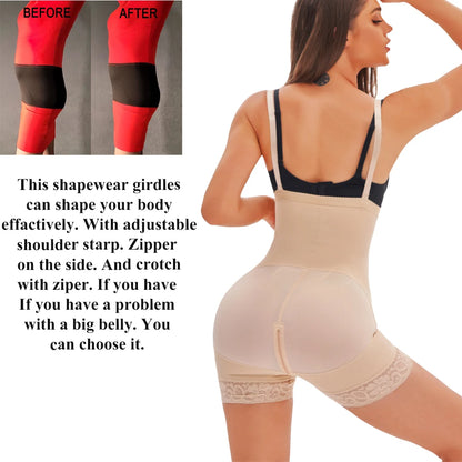 Colombianas Shapewear Girdles Women Tummy Control High Compression Abdomen Reducing Shaper High Waist Body Shaper