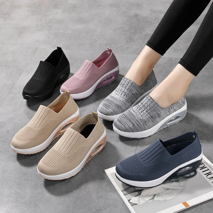 Women Walking Shoes Air Cushion Non Slip Orthopedic Shoes