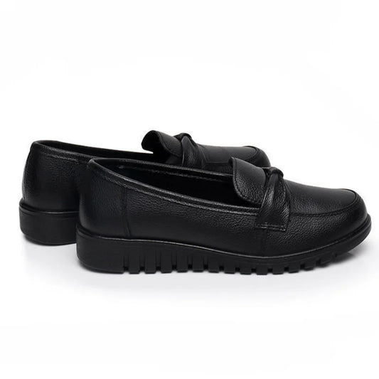 Women Shoes Low Top Round Toe Loafers Waterproof Moccasin Solid Color Versatile Casual Flat Shoes for Women