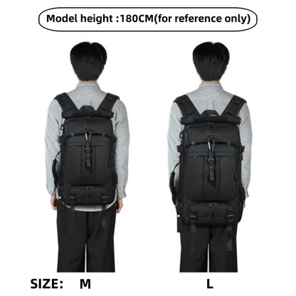 XOKY 80L Travel Backpack Large Capacity Multiple Storage Spaces Anti Theft Backpack with Dry Wet Separation 8106