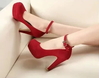 2023 High Heel Wome Shoe Spring New Thick Heel Work Shoes Versatile High Heel Shoes Black Fashion Women Shoe Zapatos Mujer