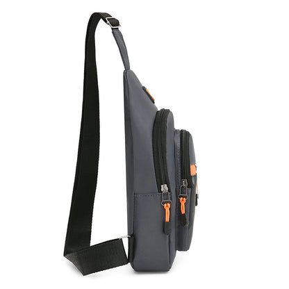 Chest Bag Men's One Shoulder Crossbody Bag Large Capacity Outdoor Sports Leisure Fashion Small Shoulder Bag Backpack Men's