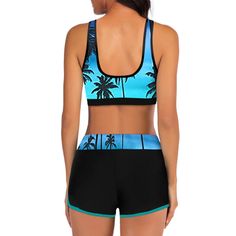 Swimsuit Women Sporty Tankini Sets