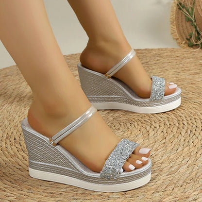 Summer Shoes for Women Wedges Sandals Women High Heels Sandals Slides Women Designers Shoes Platform Sandals Outdoor Slippers