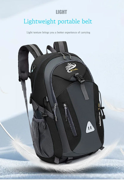 Men Backpack Nylon Waterproof Men Casual Outdoor Travel Backpack Hiking Camping Mountaineering Backpack Sports Bag Women