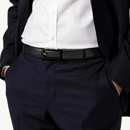 Fashion Business Men'S Belt Genuine Luxury Brand Belt Metal Buckle Belt High-Quality PU Leather Soft Belt With Cargo Pants Jeans