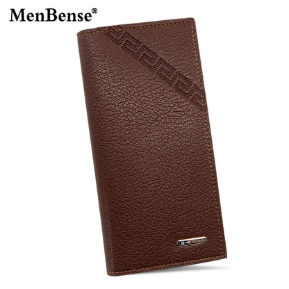 Men's Wallet Long Fashion Multiple Card Slots Men's Wallet Slim Long Thin Mens Luxury Wallet Designer Wallet Men with Coins Bag