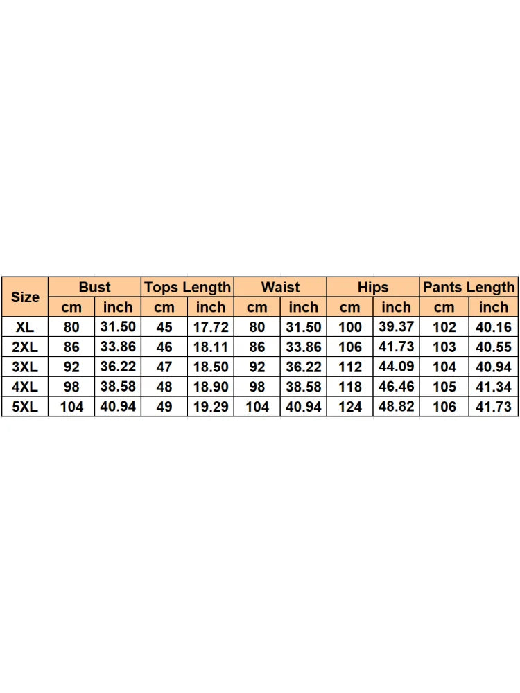 2 Piece Women Sets 2025 New Arrival Plus Size Summer Matching Sets Print Two Pieces Sets Top Pants Suits Outfits Clothing