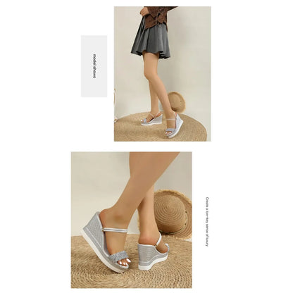 Summer Shoes for Women Wedges Sandals Women High Heels Sandals Slides Women Designers Shoes Platform Sandals Outdoor Slippers