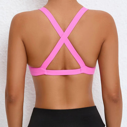 Sport Bra Women Seamless Gym Anti-sweat Breathable Yoga Shockproof Crop Top