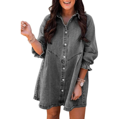 Women's Denim Shirt Dress