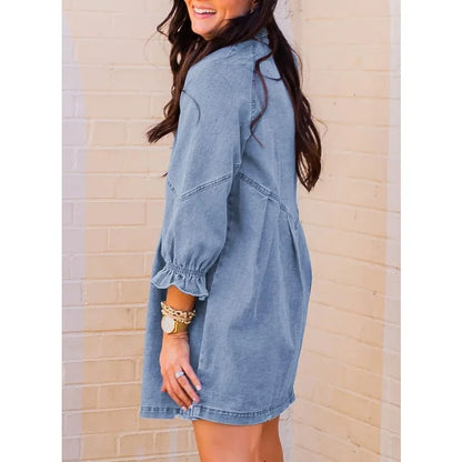 Women's Denim Shirt Dress
