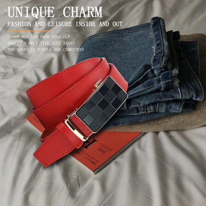 Mens Belts Metal Automatic Buckle Famous Brand Belt Men Quality Genuine Luxury Leather Belt for Men Famous 115 125 150 135cm
