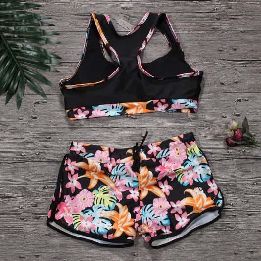 Swimsuit Women Sporty Tankini Sets