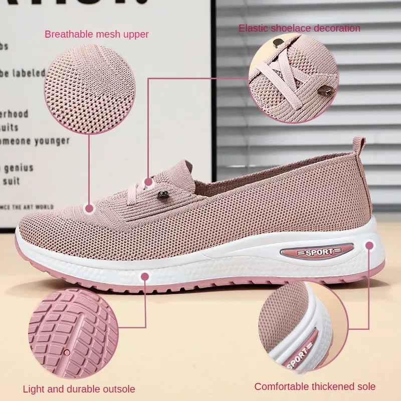 Women's Casual Sneakers Breathable Chunky Sole