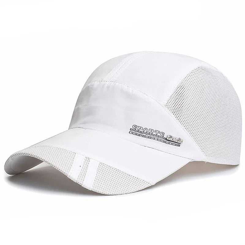 Quick Dry Men Baseball Cap for Sports Cool Mesh Summer Women Sun Hat Fishing Running Family Parent Teenager Cap