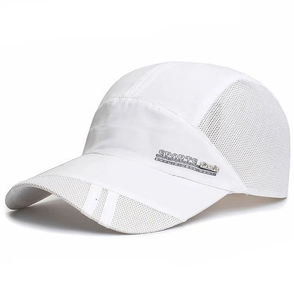 Quick Dry Men Baseball Cap for Sports Cool Mesh Summer Women Sun Hat Fishing Running Family Parent Teenager Cap
