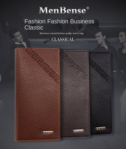 Men's Wallet Long Fashion Multiple Card Slots Men's Wallet Slim Long Thin Mens Luxury Wallet Designer Wallet Men with Coins Bag