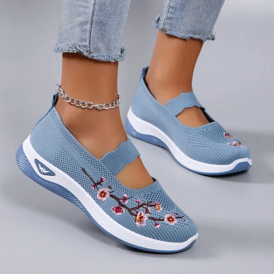 Women's Breathable Sneakers Summer Comfortable Casual Trainers