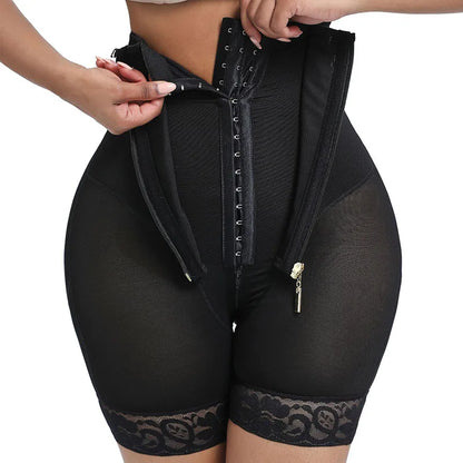 AfruliA Purple Fajas Colombianas Girdle BBL Shorts Corset Slim Waist Trainer High Compression Body Shaper Control Panties Lifter