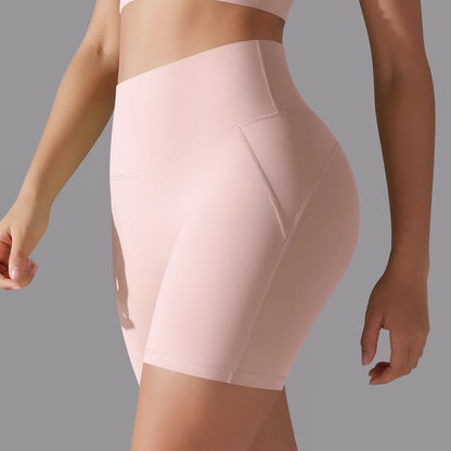 Yoga Shorts Women Fitness Shorts Running Cycling Shorts Breathable Sports Leggings High Waist Summer Workout Gym Shorts